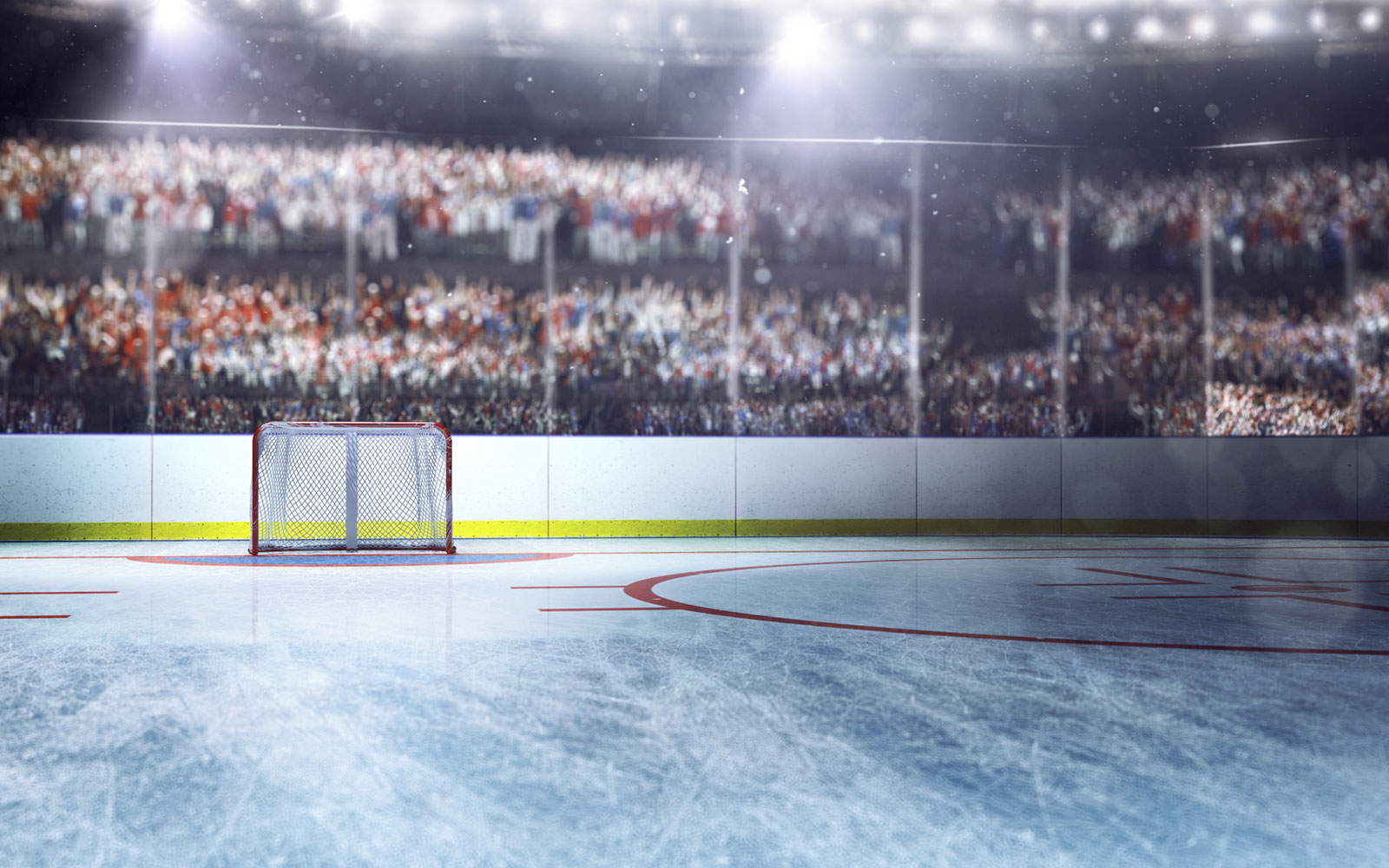 Пустая хоккейная Арена НХЛ